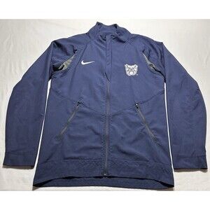 Butler Bulldogs Nike Mens Jacket Warm Up Full Zip Dri-FIT Basketball 802307 Navy